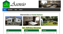 Desktop Screenshot of hostalasensio.com